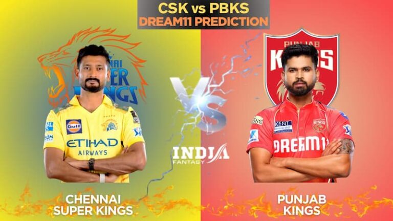 CSK vs PBKS Dream11 prediction today 2026 with best fantasy team and playing 11