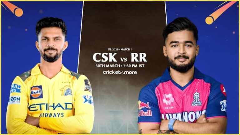 IPL 2026 RR vs CSK match prediction with Rajasthan Royals and Chennai Super Kings players