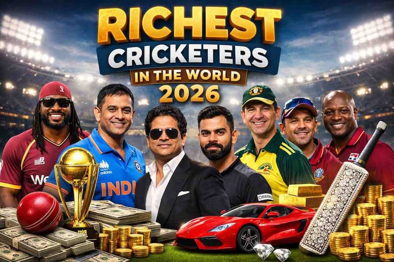 Richest Cricketer in the World 2026 – Top Billionaire Cricket Players
