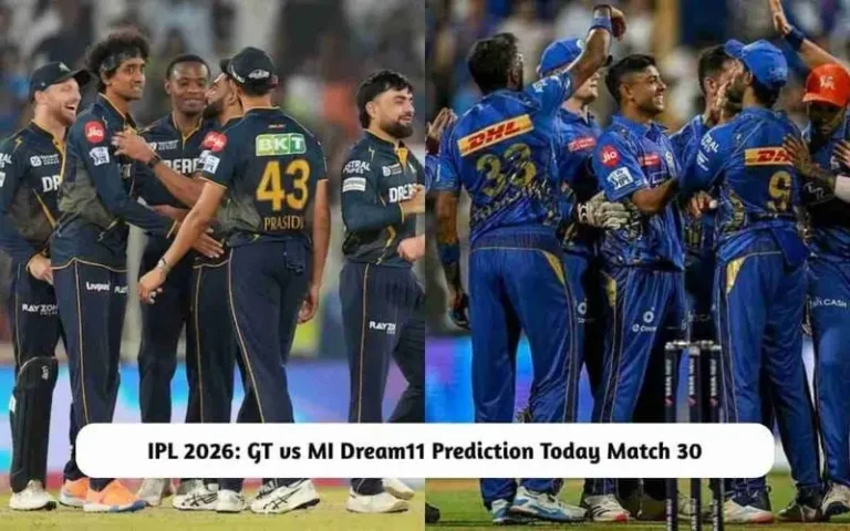 gt vs mi dream11 prediction 2026 fantasy team captain vice captain picks IPL match at Narendra Modi Stadium Ahmedabad