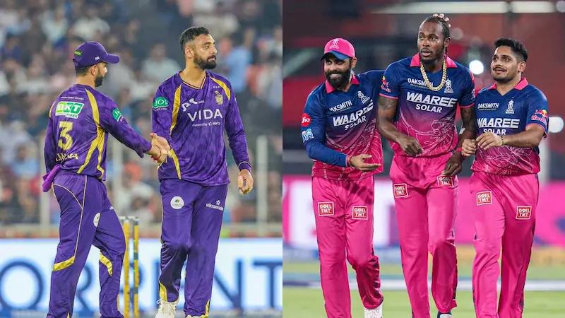 IPL match prediction April 2026 KKR vs RR PBKS vs LSG pitch report playing 11 winner prediction