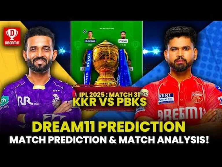 KKR vs PBKS Dream11 prediction 2026 fantasy team playing 11 Eden Gardens pitch report IPL match