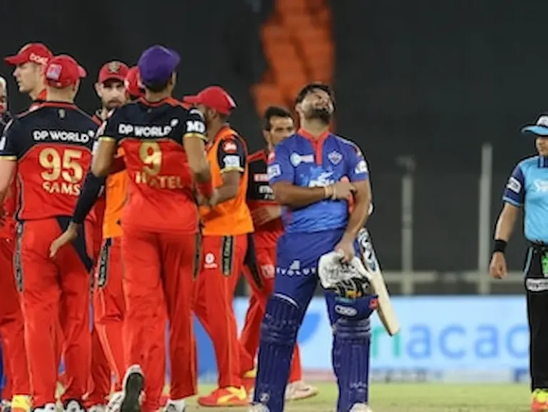 RCB vs DC Match Prediction 2026 with Bengaluru stadium high scoring IPL match scene