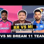 RR vs MI Dream11 Prediction 2026 with final team, captain picks and match tips