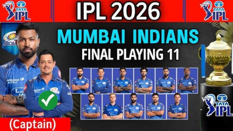 RR vs MI playing 11 2026 with Rajasthan Royals and Mumbai Indians predicted lineup