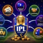 How IPL teams earn money through sponsorships broadcasting rights ticket sales and merchandise revenue