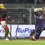 Virat Kohli and Andre Russell during RCB vs KKR Dream11 Prediction 2026 IPL Match 57