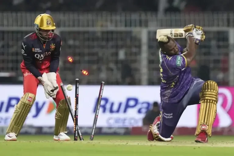 Virat Kohli and Andre Russell during RCB vs KKR Dream11 Prediction 2026 IPL Match 57