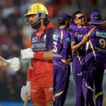 Virat Kohli and Andre Russell during RCB vs KKR Match Prediction 2026 IPL Match 57