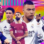 Top 10 Most Played Football in the World featuring FIFA World Cup, UEFA Champions League, Premier League, and major football competitions