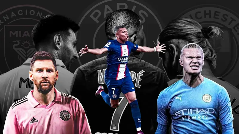 Top 3 Football Players in the World including Lionel Messi, Cristiano Ronaldo and Kylian Mbappe