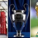 Which football club has won the most trophies in the world featuring Rangers, Al Ahly, Real Madrid, Celtic, and Barcelona